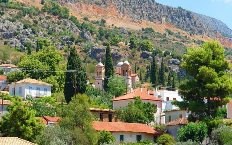 Xenonas Chrisso Hotell Delphi Exteriör bild